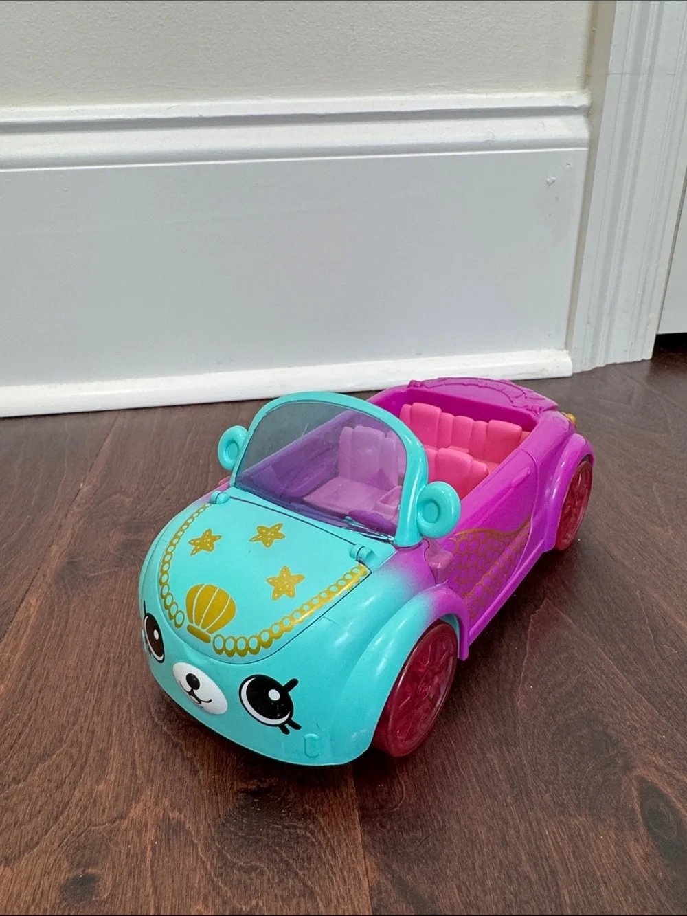 Shopkins Car Bundle Shoppies Toys Pink Purple Aqua Gold